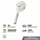Eye Bol Multi Flow Hand Shower with Holder & 304-Grade Flexible Shower Tube - LIPKA - Lipka Home