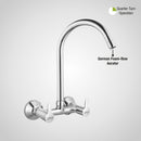 Fusion Sink Mixer Brass Faucet with Round Swivel Spout (20 Inches) - LIPKA - Lipka Home