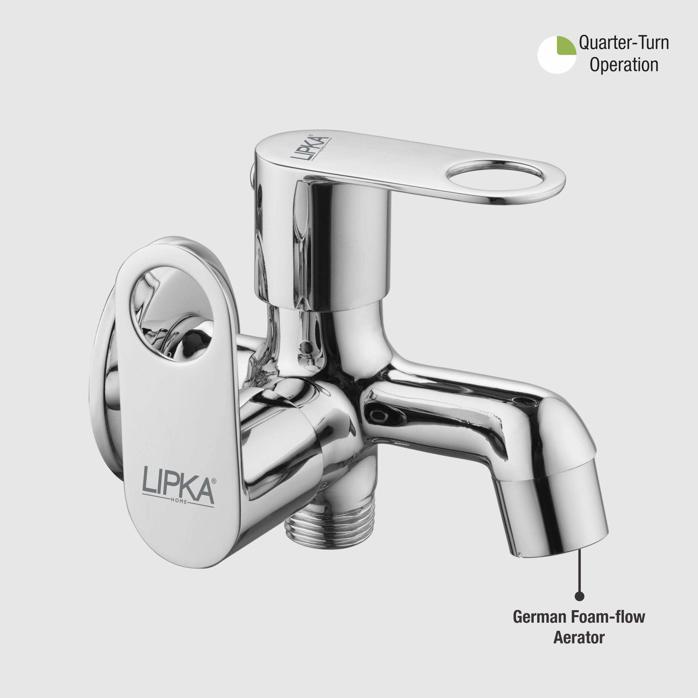 Orbiter Two Way Bib Tap Faucet (Double Handle) - LIPKA - Lipka Home