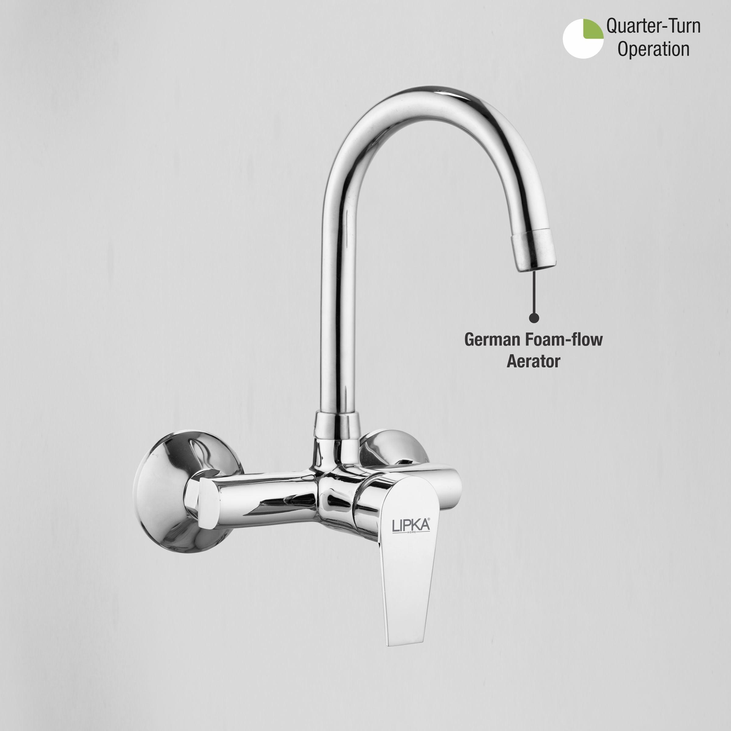 Victory Single Lever Sink Mixer with Swivel Spout (15 Inches) - LIPKA - Lipka Home