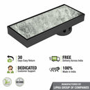 Tile Insert Shower Drain Channel - Black (18 x 5 Inches) - LIPKA - Lipka Home