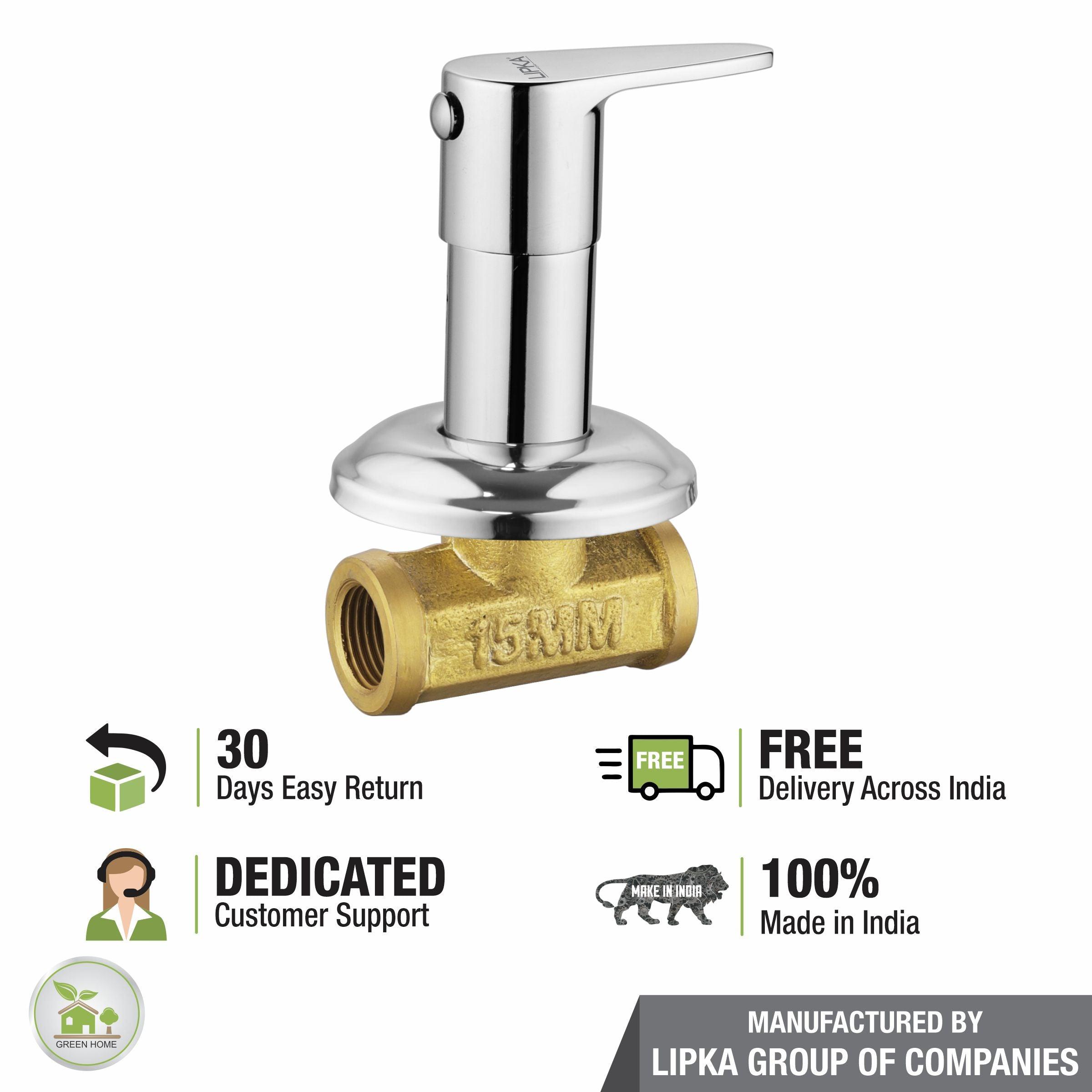 Lava Concealed Stop Valve (15mm) Brass Faucet - LIPKA - Lipka Home