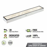 Marble Insert Shower Drain Channel (12 x 2 Inches) - LIPKA