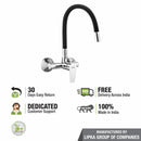 Victory Single Lever Sink Mixer with Black Flexible Silicone Spout (20 Inches) - LIPKA - Lipka Home