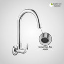 Pixel Sink Tap Brass Faucet with Round Swivel Spout (15 Inches) - LIPKA - Lipka Home