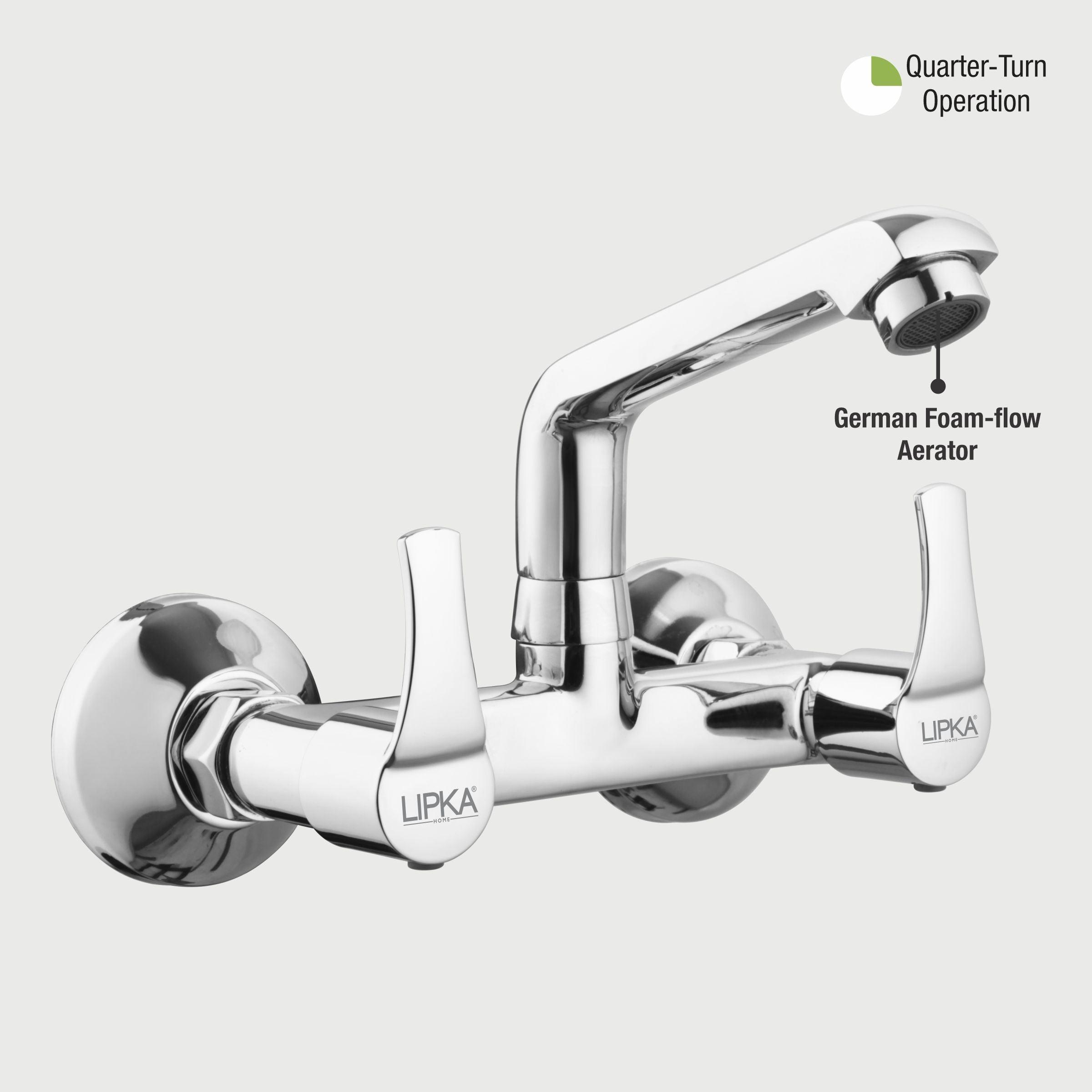 Coral Sink Mixer Brass Faucet with Swivel Spout Faucet - LIPKA - Lipka Home