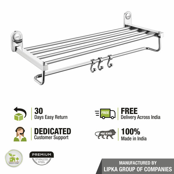 Lance Towel Rack (24 Inches) - LIPKA - Lipka Home