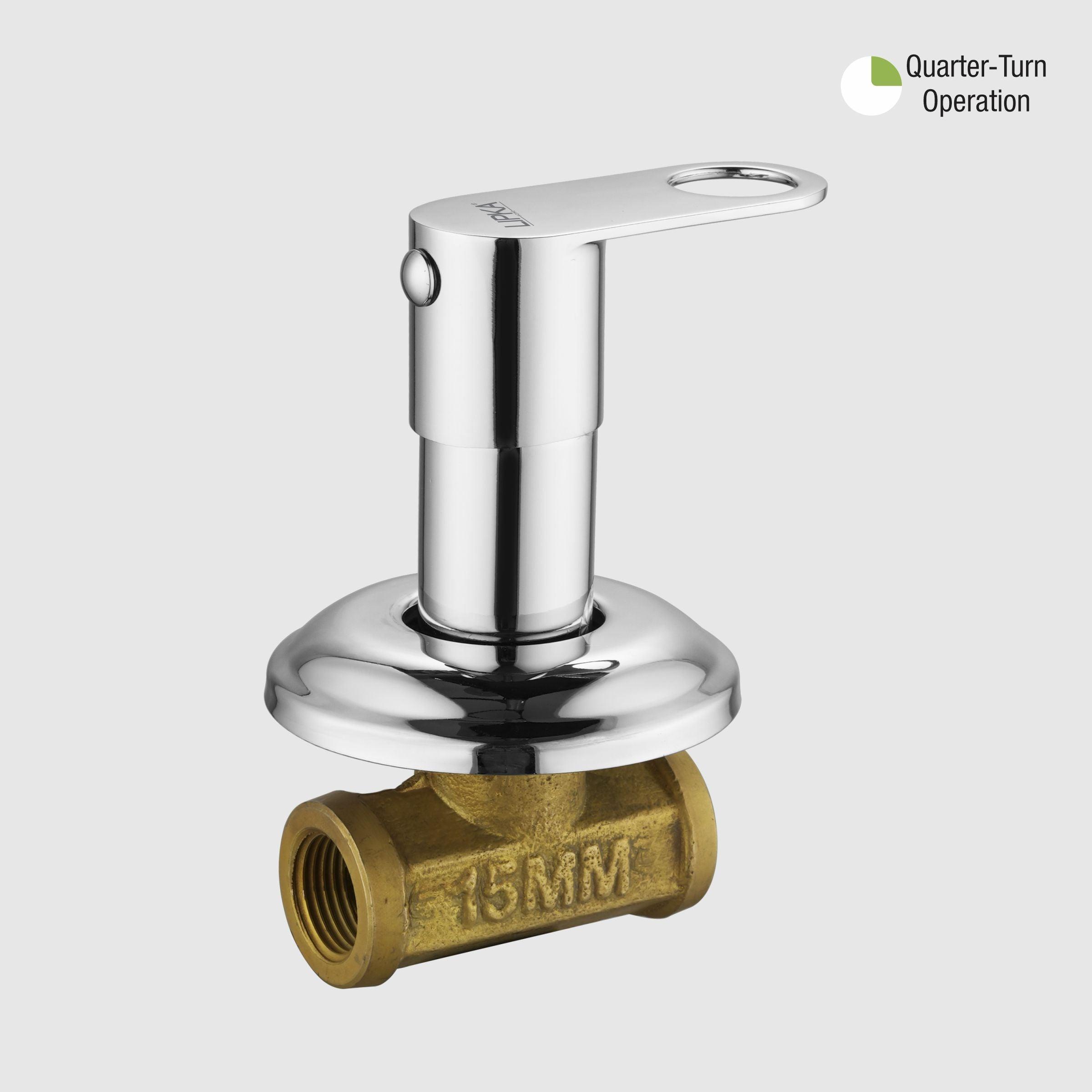 Orbiter Concealed Stop Valve (15mm) Brass Faucet - LIPKA - Lipka Home