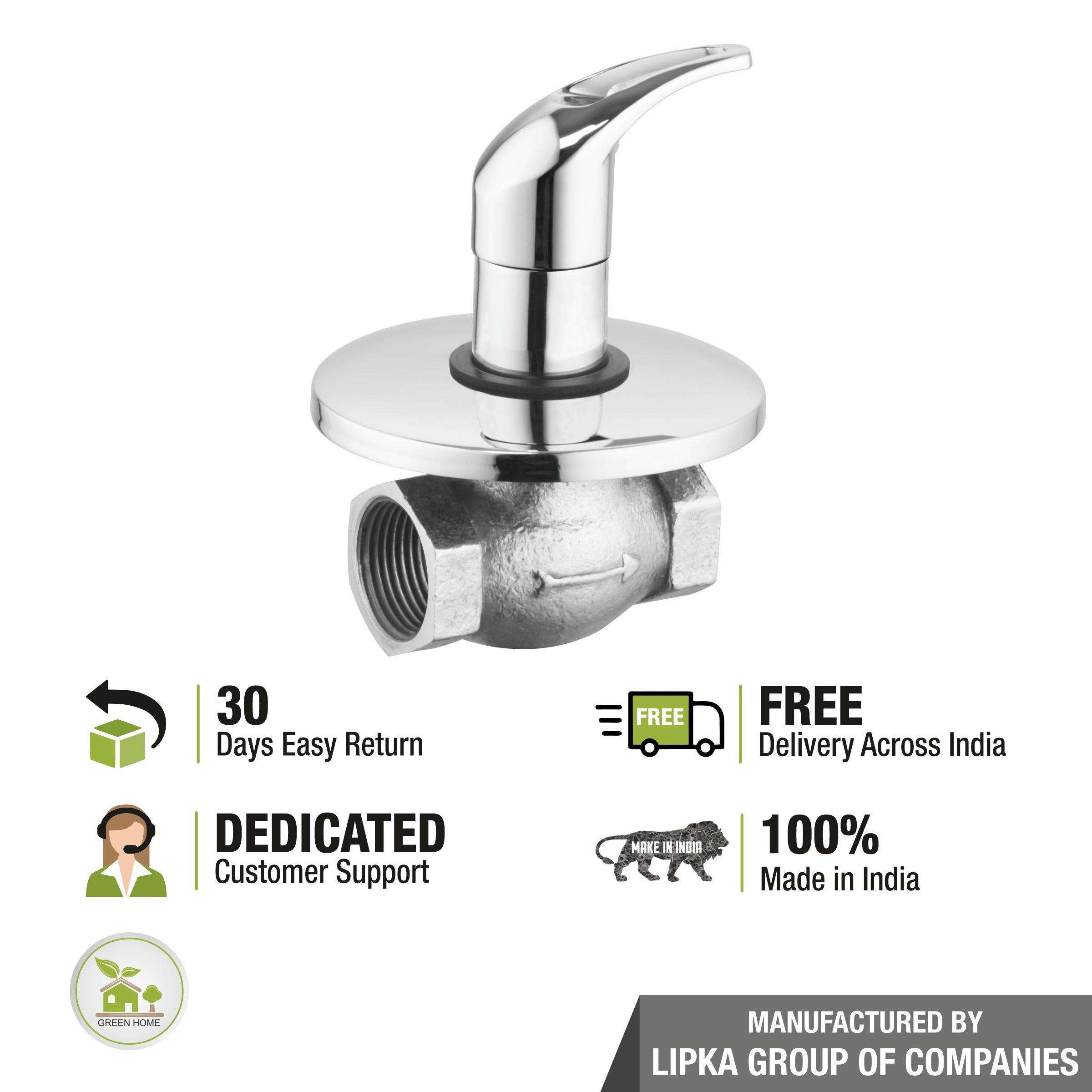 Pixel Flush Cock 25mm Brass Faucet - LIPKA - Lipka Home