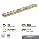 Marble Insert Shower Drain Channel - Yellow Gold (36 x 2 Inches) - LIPKA - Lipka Home