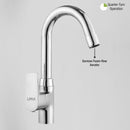 Victory Swan Neck Brass Faucet with Round Swivel Spout (12 Inches) - LIPKA - Lipka Home