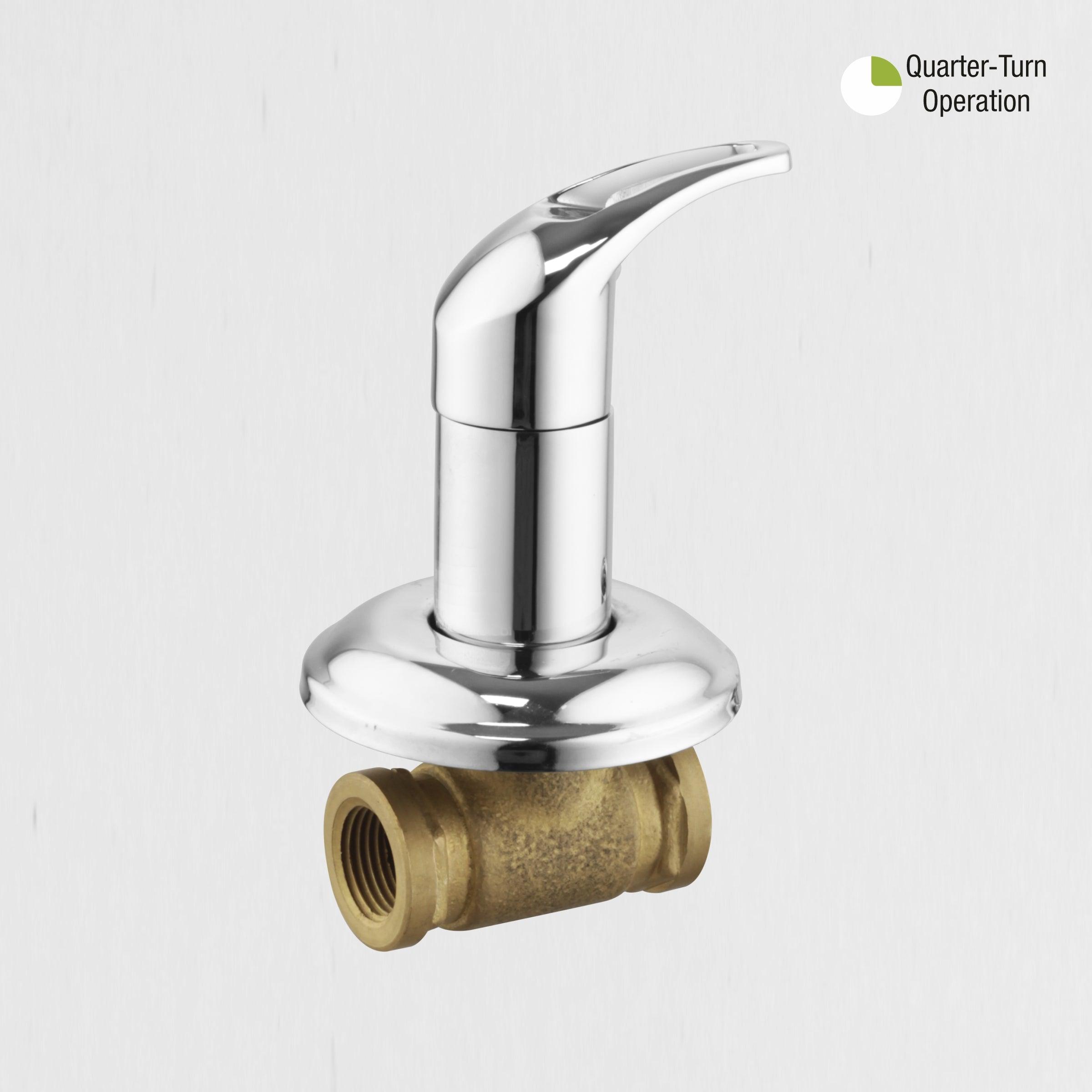 Pixel Concealed Stop Valve 20mm Brass Faucet - LIPKA - Lipka Home