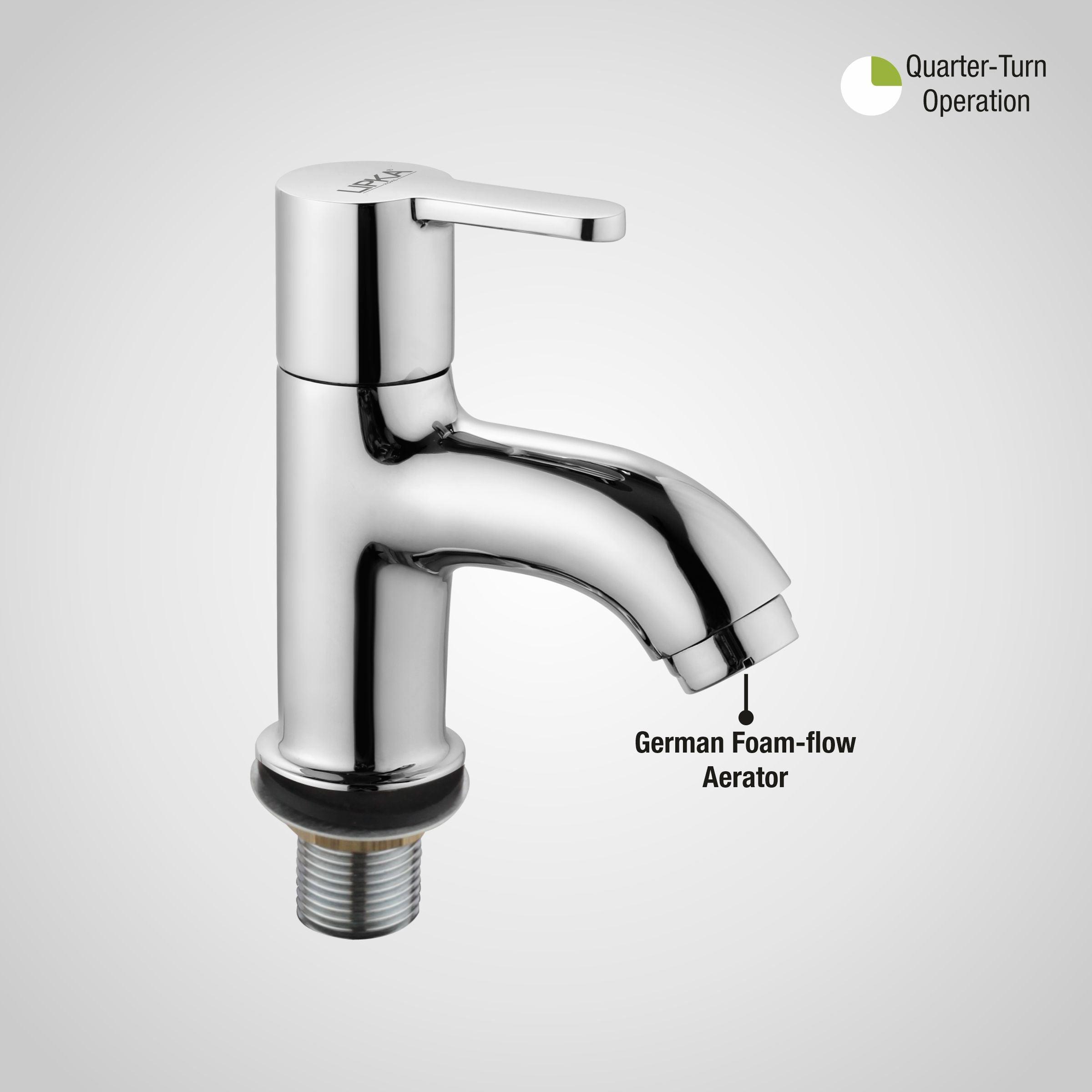 Fusion Pillar Tap Brass Faucet - LIPKA - Lipka Home