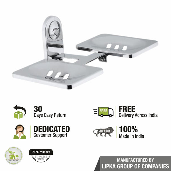 Lance Double Soap Dish - LIPKA - Lipka Home