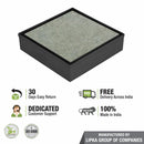 Marble Insert Square Floor Drain - Black (5 x 5 Inches) - LIPKA - Lipka Home