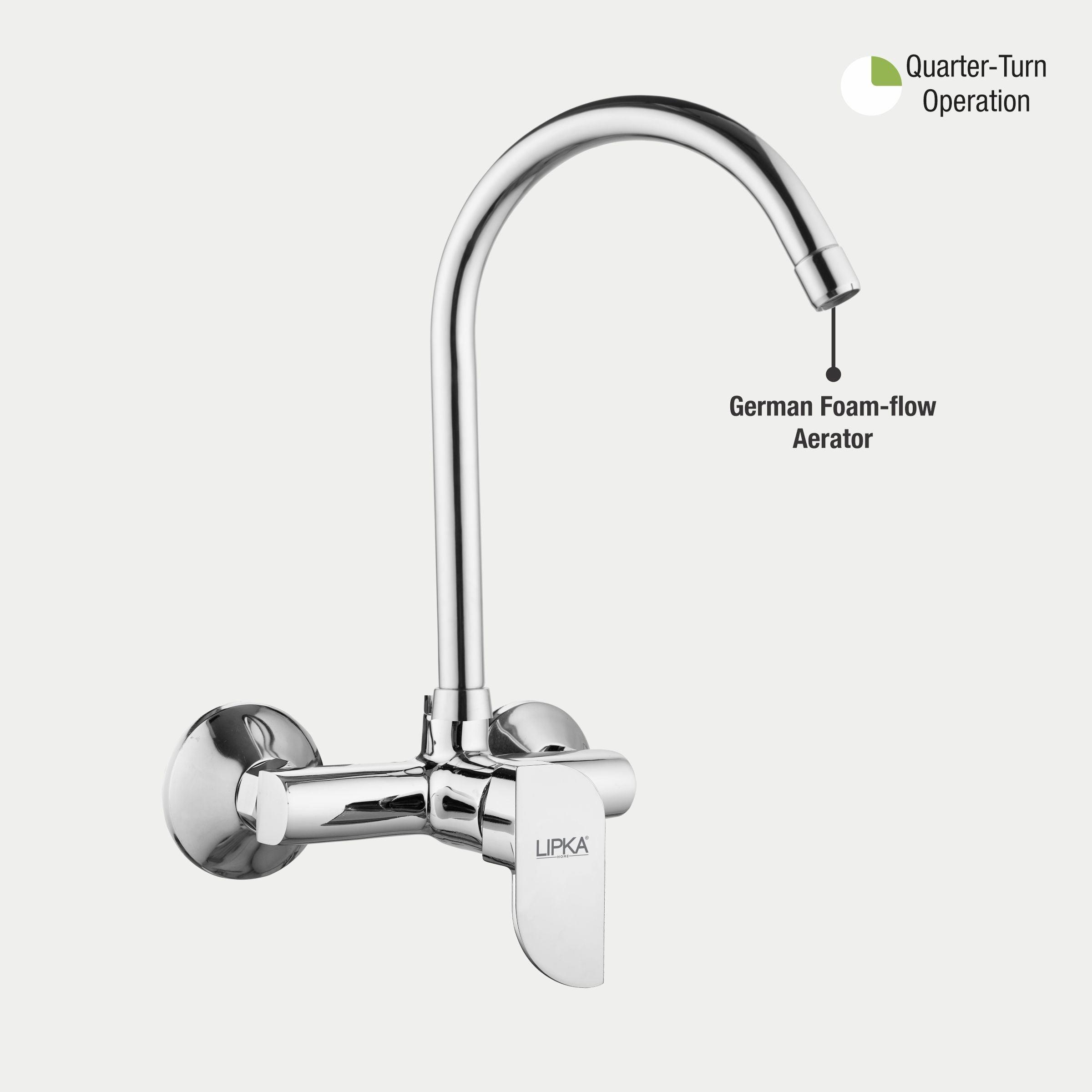 Arise Single Lever Sink Mixer with Swivel Spout (20 Inches) - LIPKA - Lipka Home