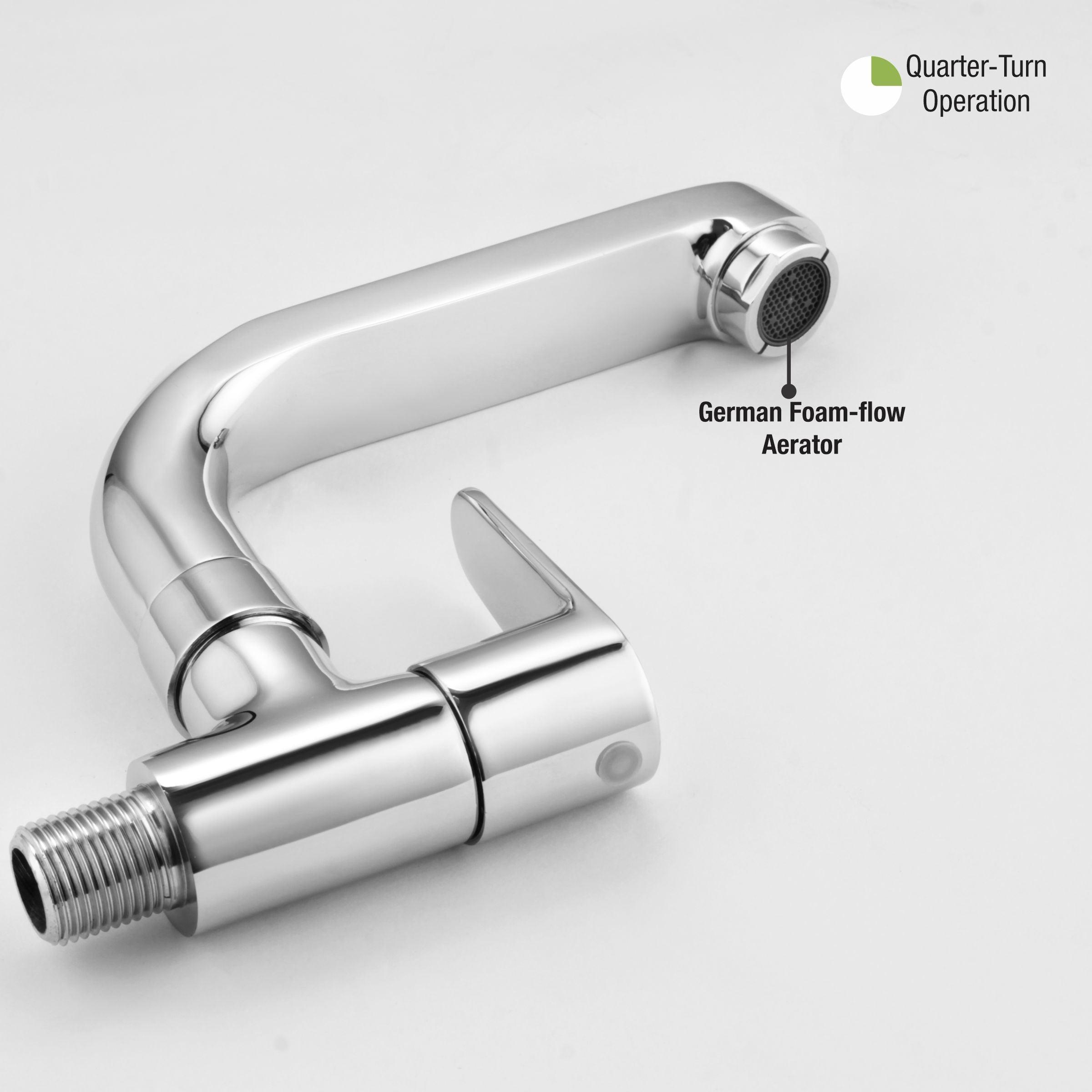 Virgo Sink Tap with Swivel Spout Brass Faucet - LIPKA - Lipka Home