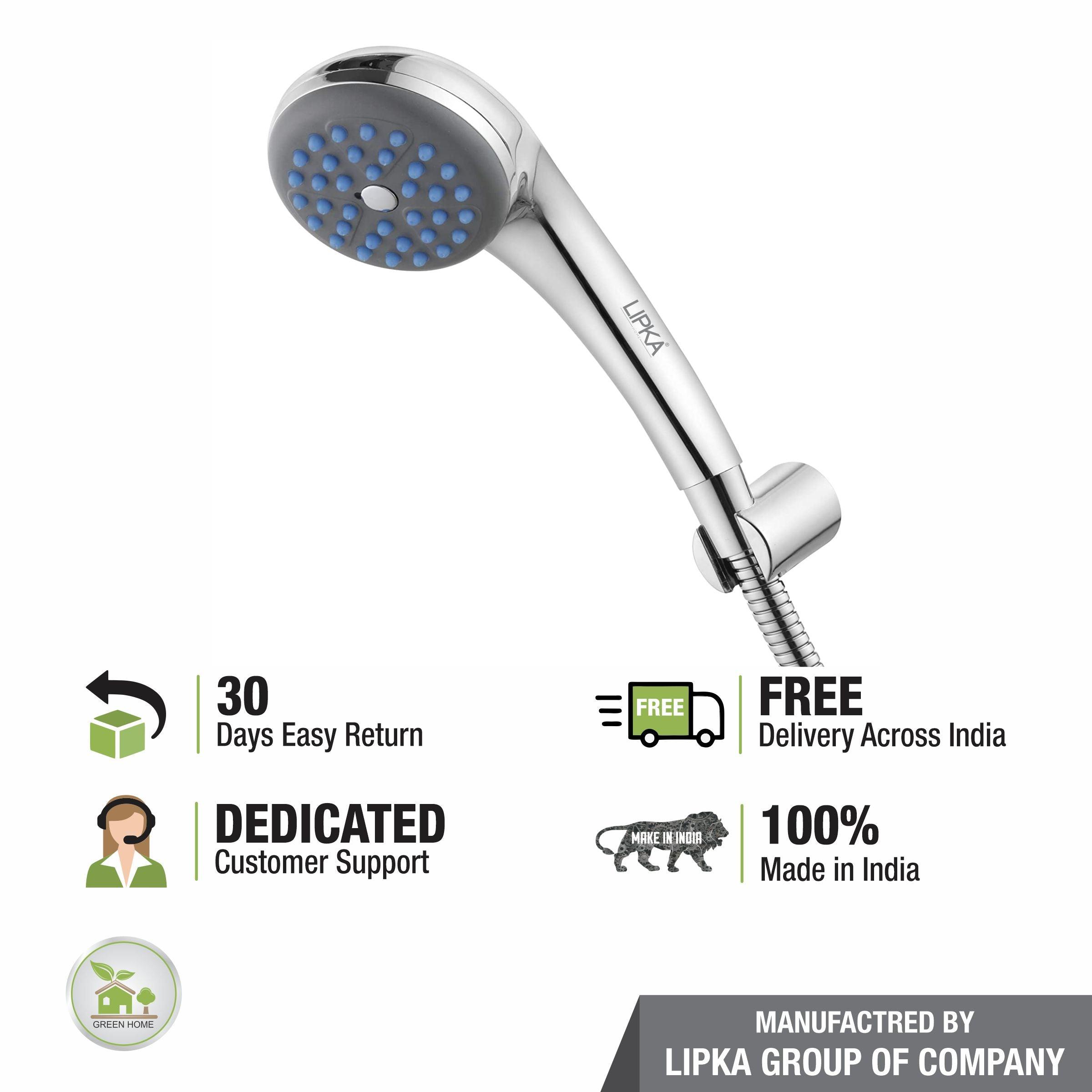 Vibe Hand Shower with Wall Hook & 304-Grade Shower Tube - LIPKA - Lipka Home