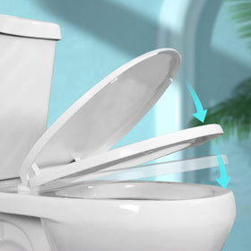 Oval Toilet Seat Cover PVC (Blue) |Commode not included| - LIPKA - Lipka Home