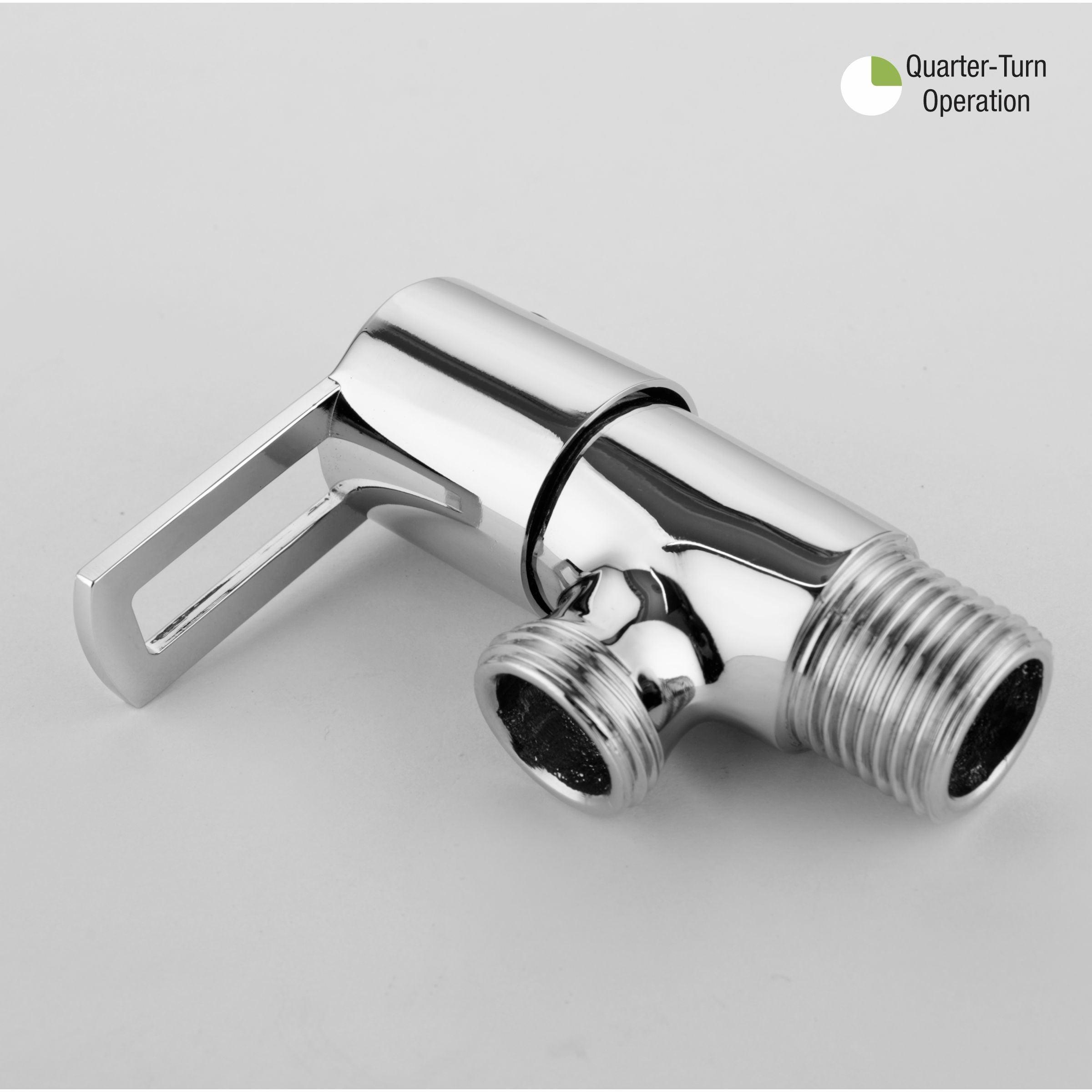 Kube Angle Valve Brass Faucet - LIPKA - Lipka Home