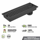 Palo Shower Drain Channel - Black (18 x 5 Inches) - LIPKA - Lipka Home