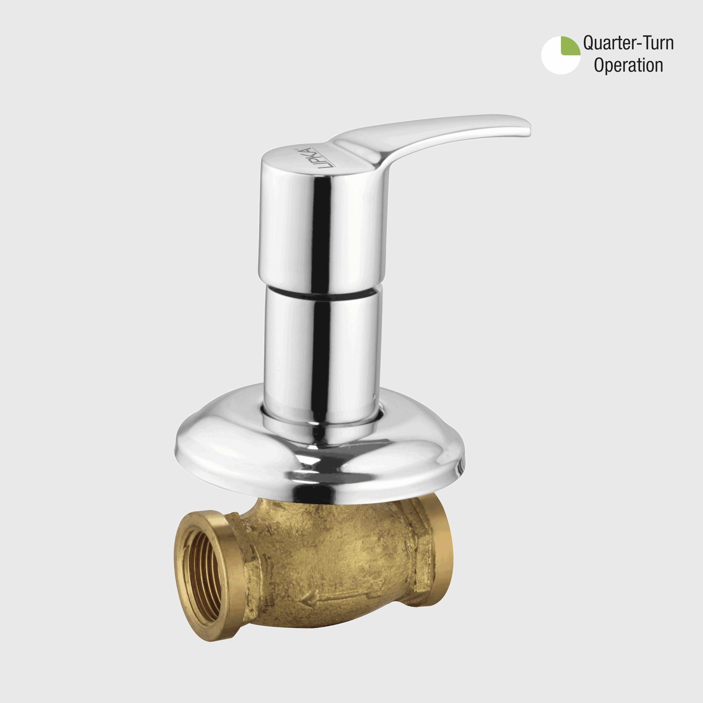 Coral Concealed Stop Valve (15mm) Brass Faucet - LIPKA - Lipka Home