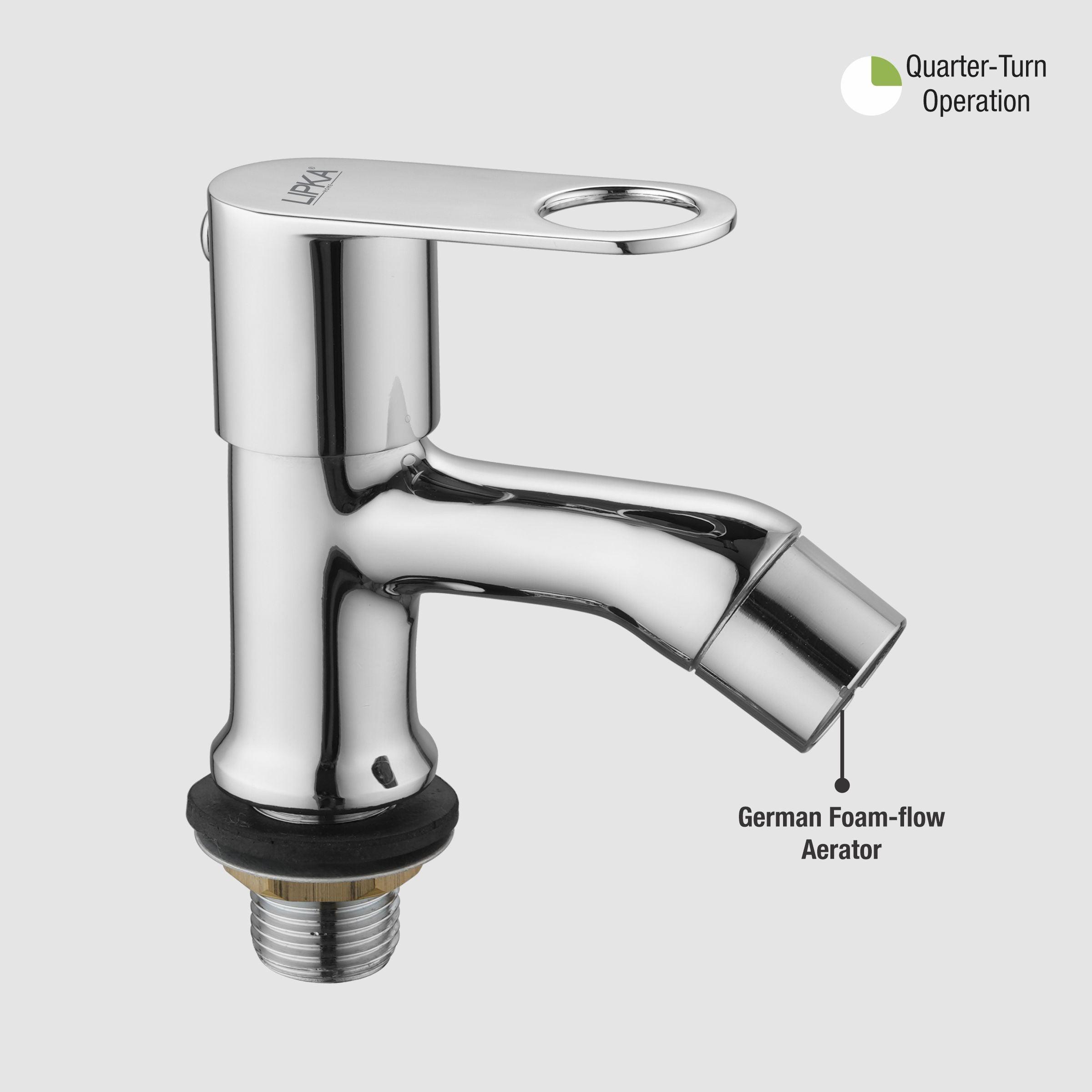 Orbiter Pillar Tap Brass Faucet - LIPKA - Lipka Home