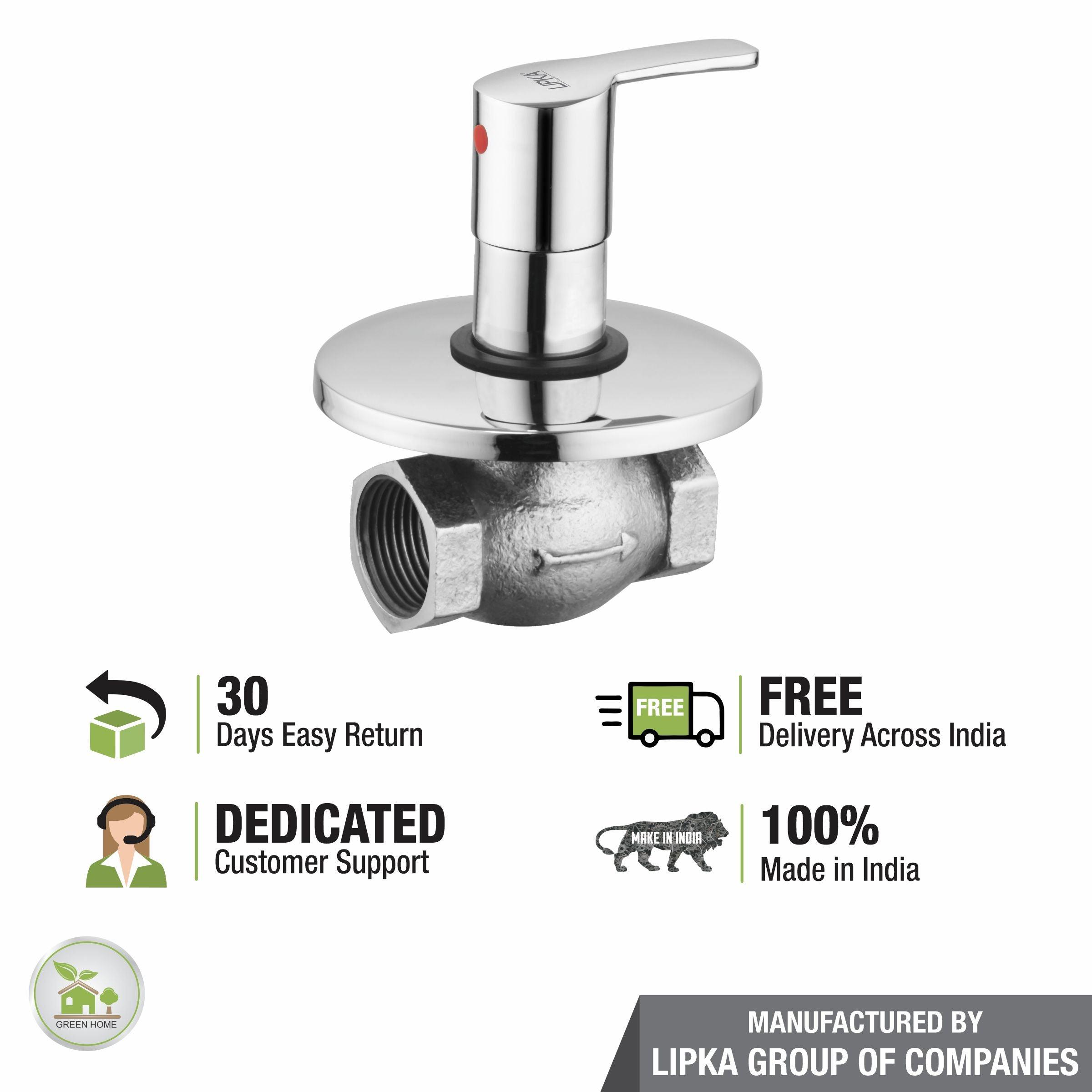 Frenk Flush Cock 25mm Brass Faucet - LIPKA - Lipka Home