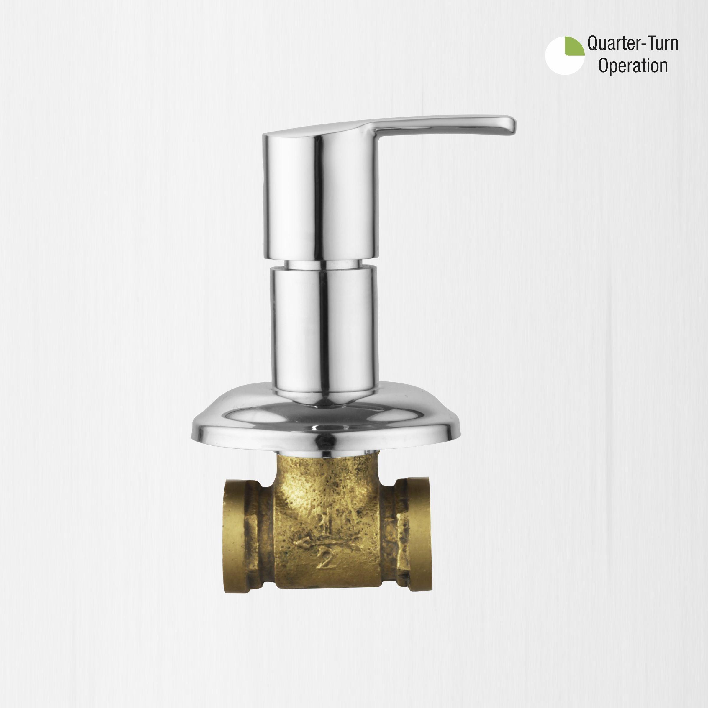 Frenk Concealed Stop Valve (20mm) Brass Faucet - LIPKA - Lipka Home