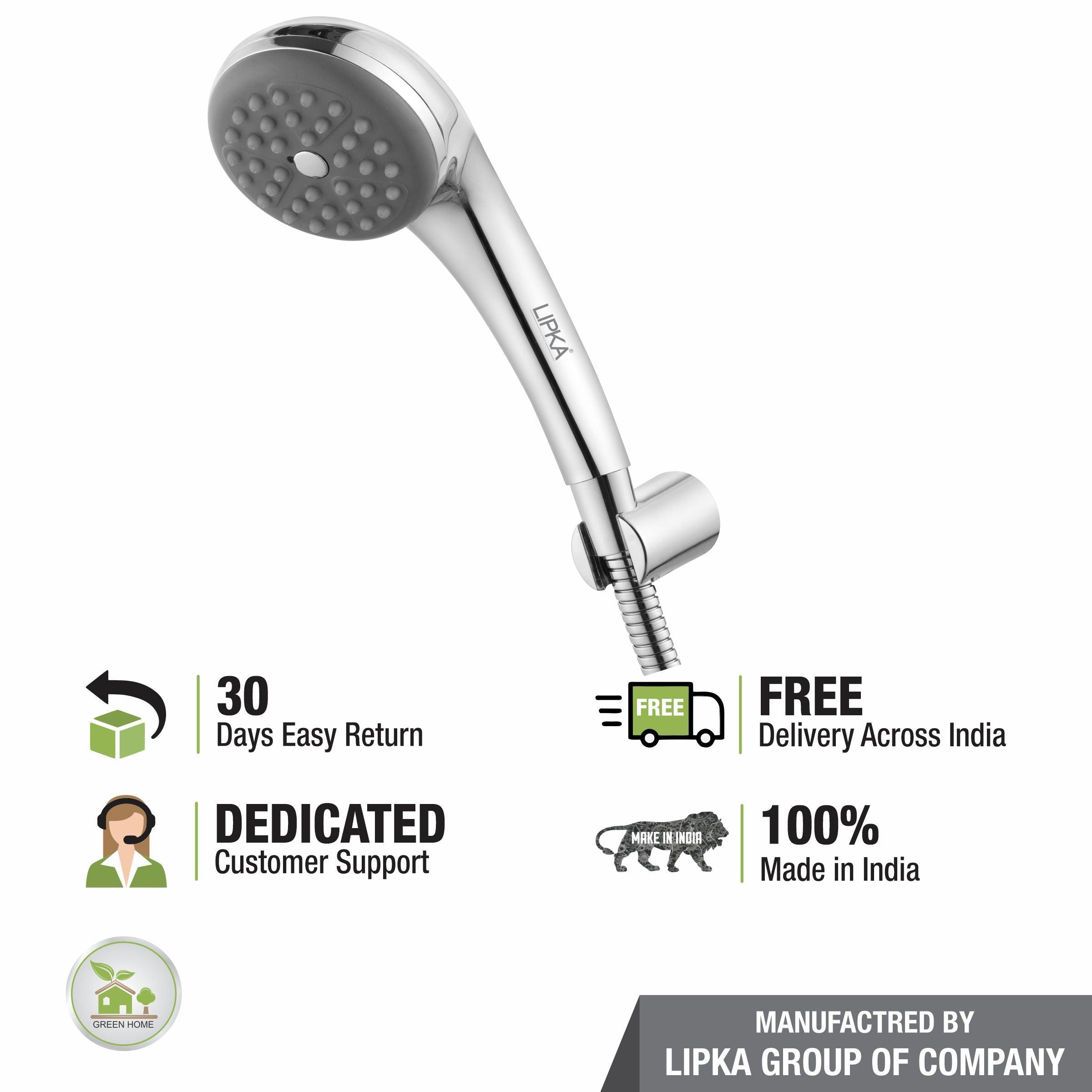 Digit Hand Shower with Wall Hook & 304-Grade Shower Tube - LIPKA - Lipka Home