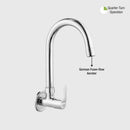 Coral Sink Tap Brass Faucet with Round Swivel Spout (15 Inches) - LIPKA - Lipka Home