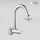 Virgo Sink Tap Brass Faucet with Round Swivel Spout (12 Inches) - LIPKA - Lipka Home