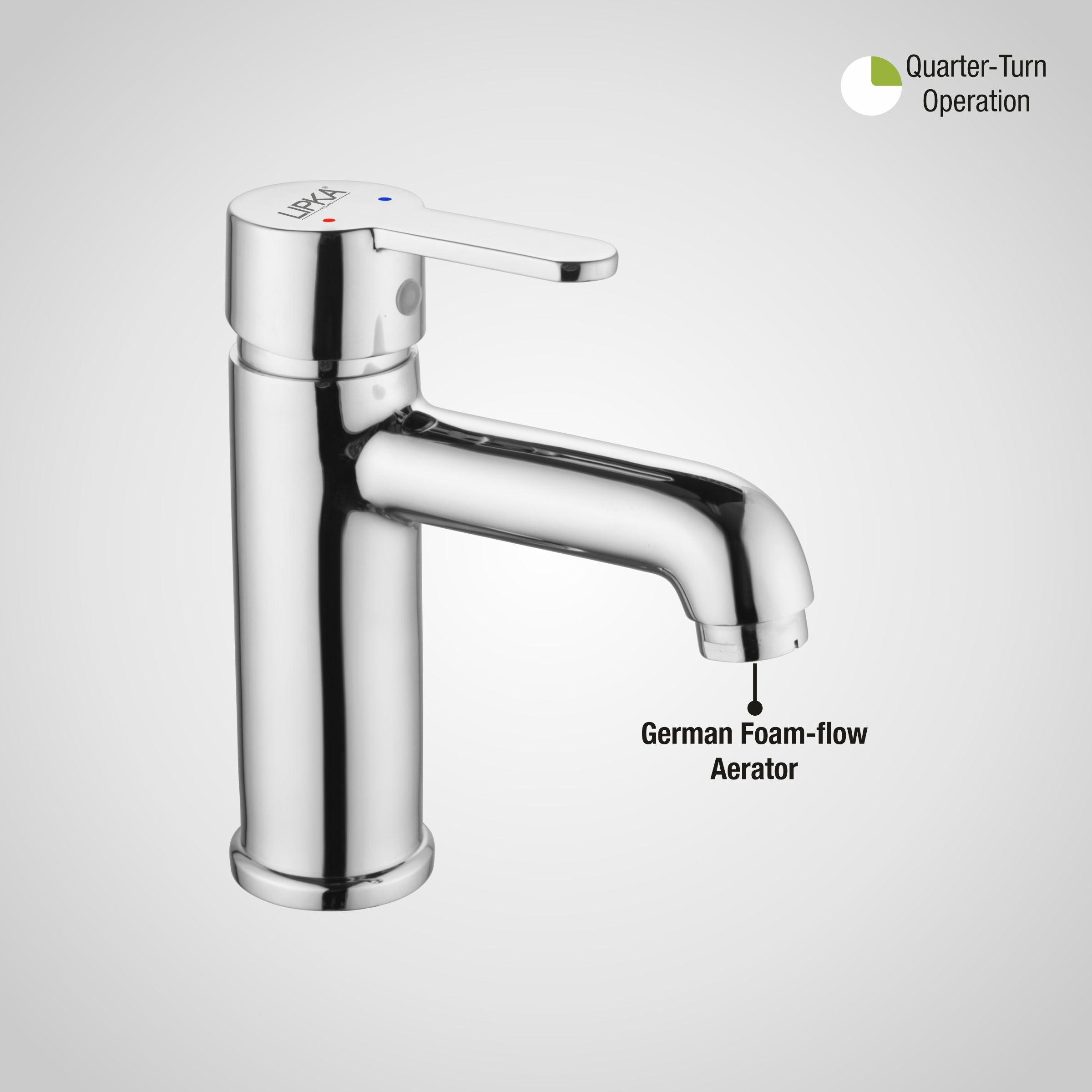 Fusion Single Lever Basin Mixer Brass Faucet - LIPKA - Lipka Home