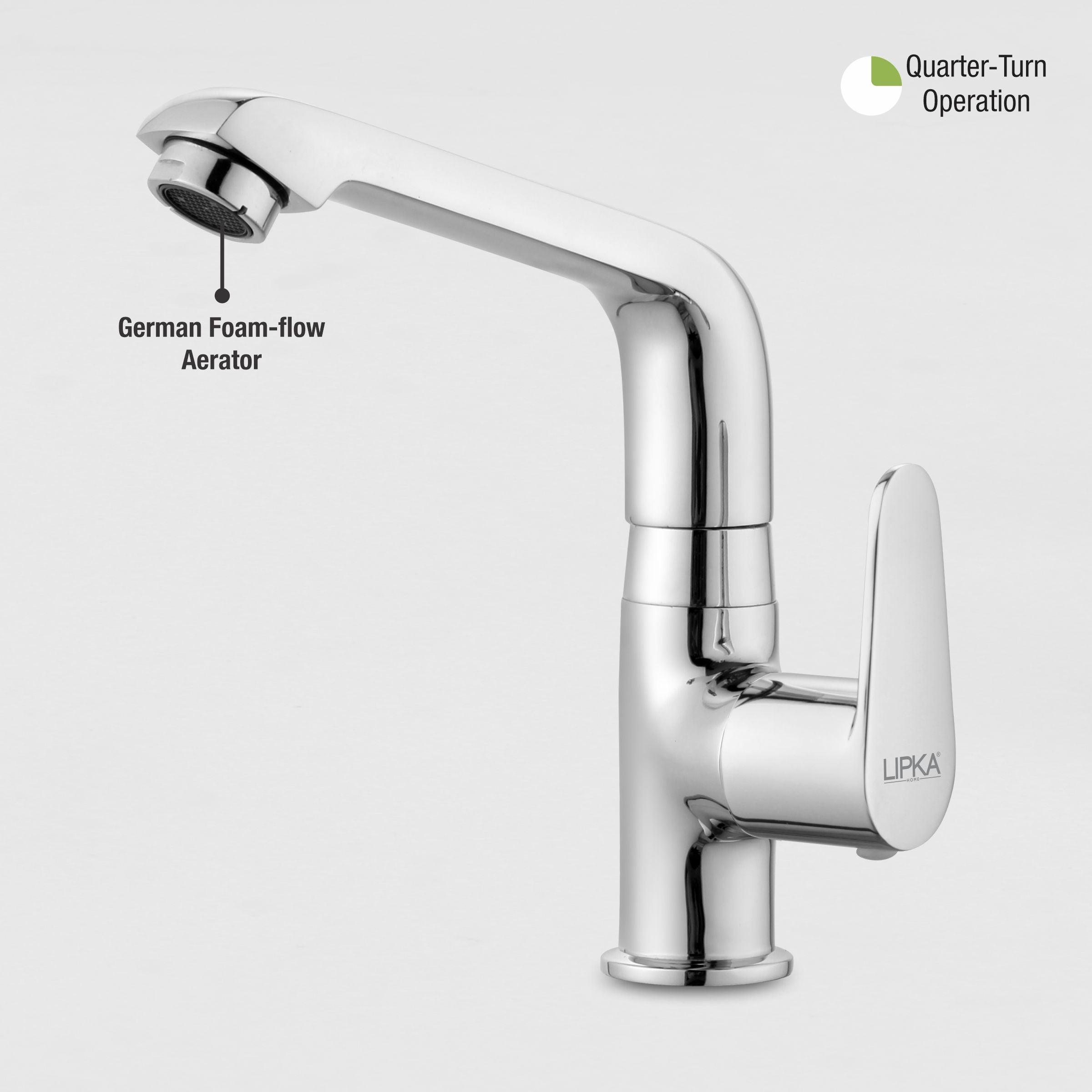 Virgo Swan Neck with Swivel Spout Faucet - LIPKA - Lipka Home