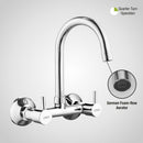 Kyron Sink Mixer Brass Faucet with Round Swivel Spout (15 Inches) - LIPKA - Lipka Home