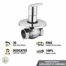 Apple Flush Cock 25mm Brass Faucet - LIPKA - Lipka Home