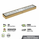 Marble Insert Shower Drain Channel - Yellow Gold (12 x 2 Inches) - LIPKA - Lipka Home