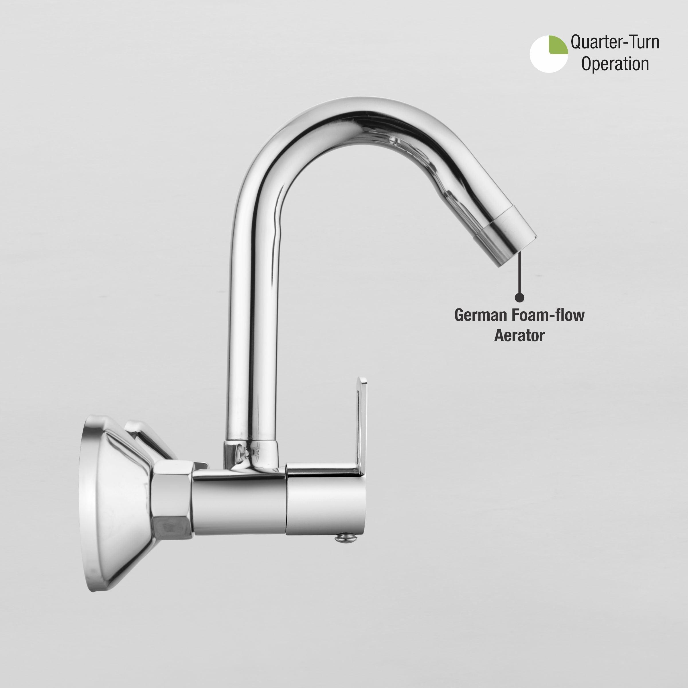 Kube Sink Mixer with Swivel Spout Faucet - LIPKA - Lipka Home