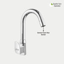 Arise Swan Neck Brass Faucet with Round Swivel Spout (12 Inches) - LIPKA - Lipka Home