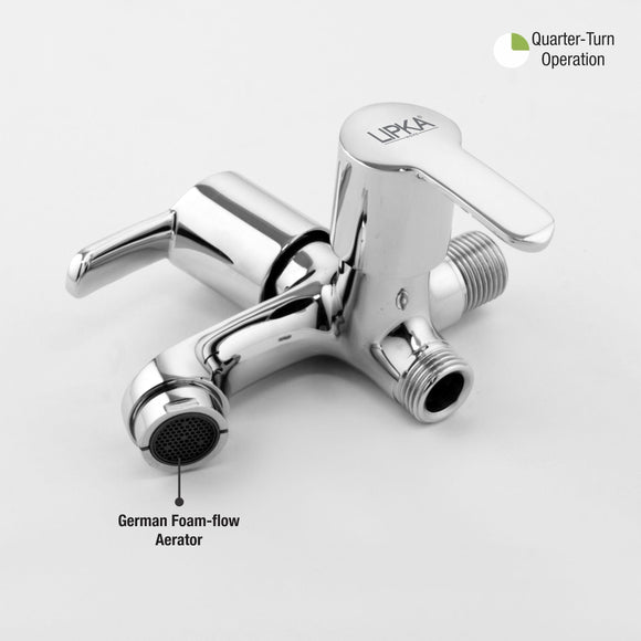 Frenk Two Way Bib Tap Faucet (Double Handle) - LIPKA - Lipka Home
