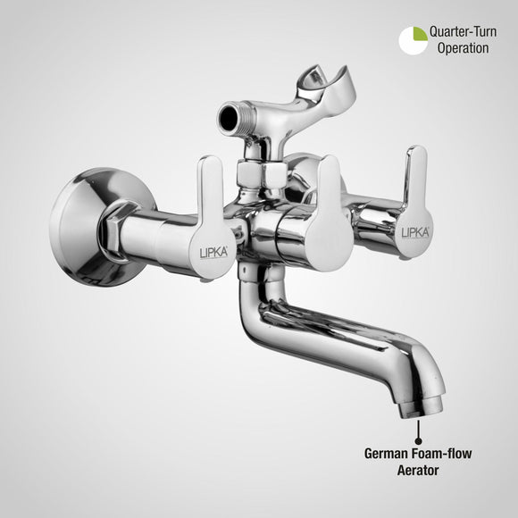 Fusion Telephonic Wall Mixer Brass Faucet - LIPKA - Lipka Home