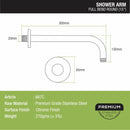 Full Bend Round Shower Arm (15 Inches) - LIPKA - Lipka Home