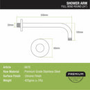 Full Bend Round Shower Arm (24 Inches) - LIPKA - Lipka Home