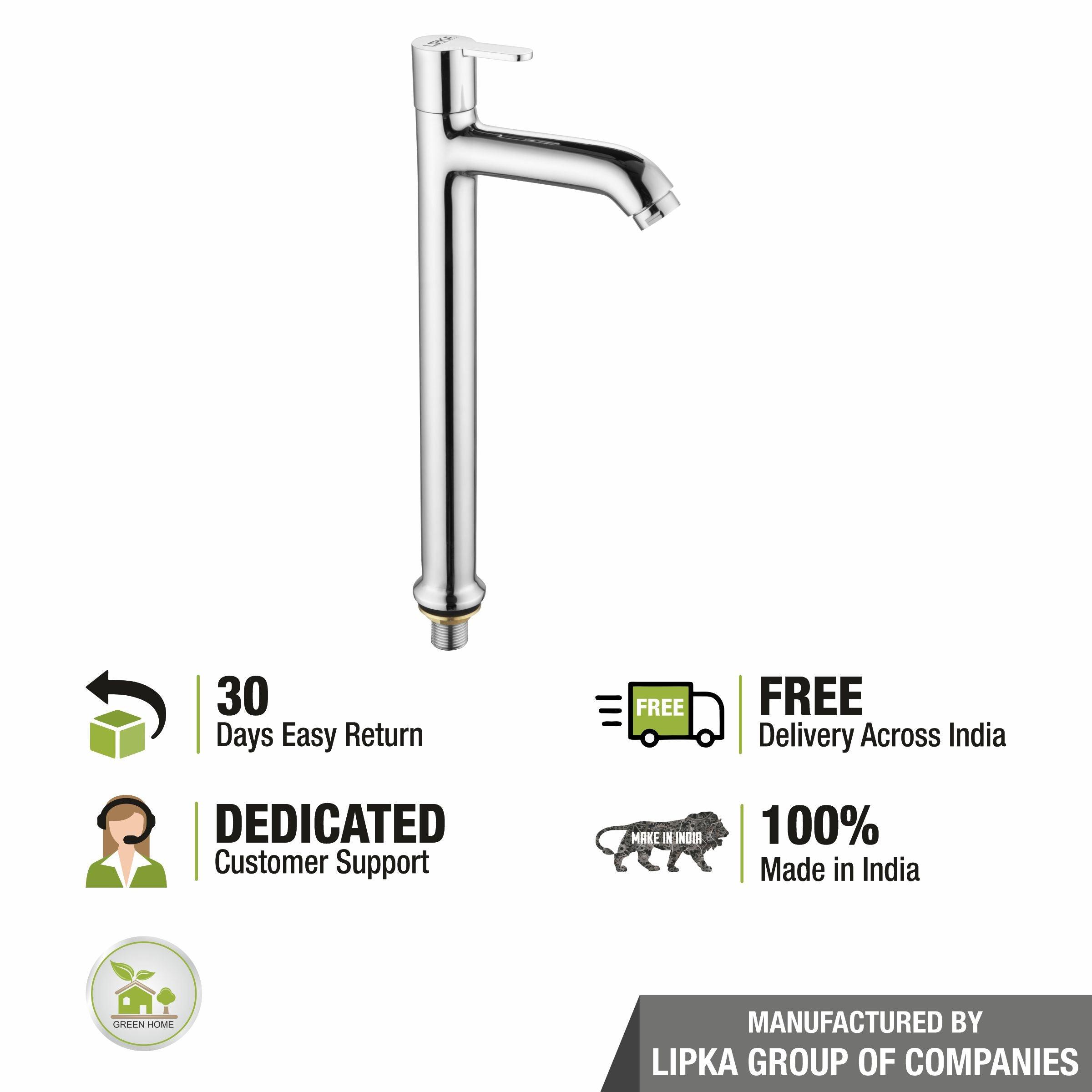 Fusion Pillar Tap Tall Body Brass Faucet- LIPKA - Lipka Home