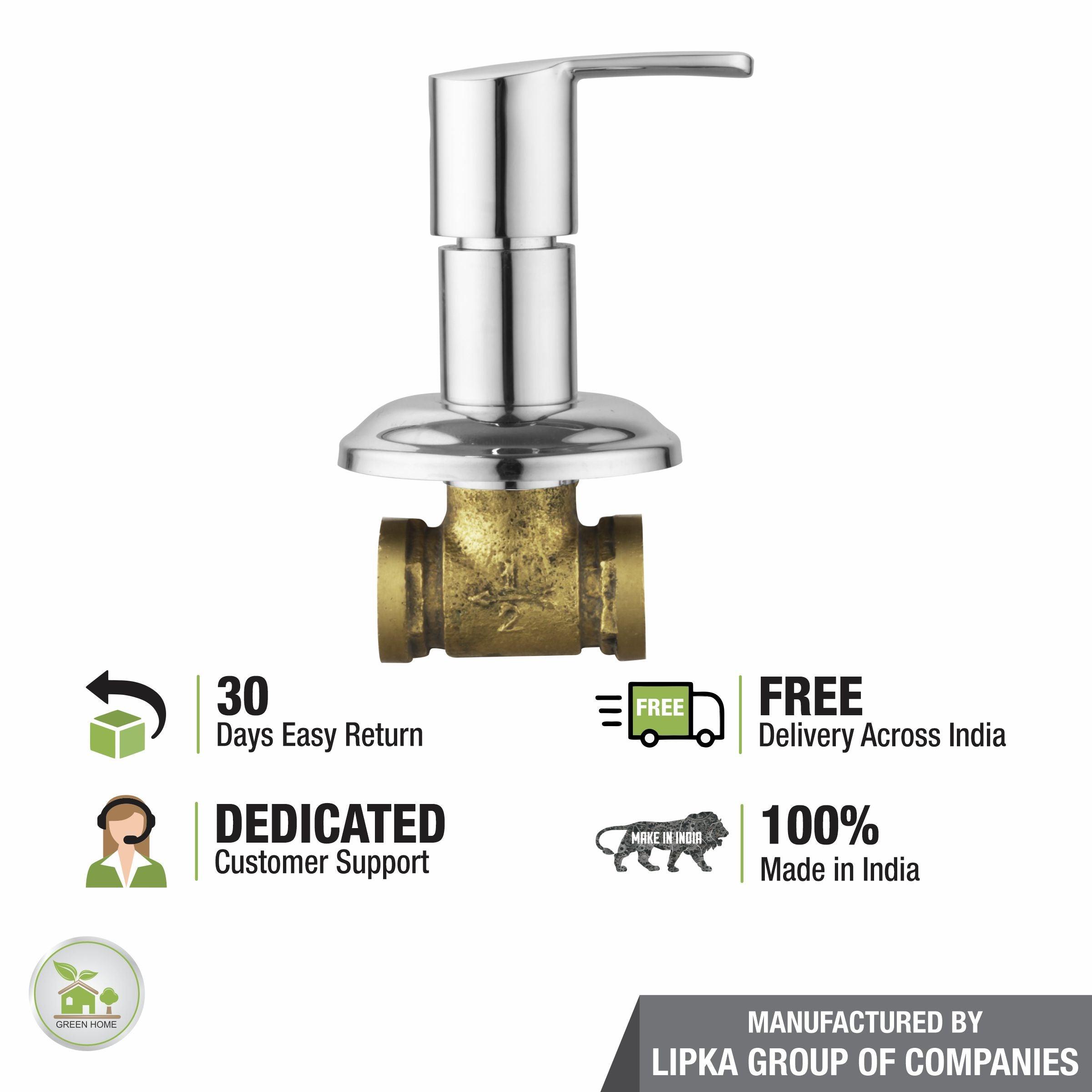 Frenk Concealed Stop Valve (20mm) Brass Faucet - LIPKA - Lipka Home