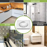 UNO Square Floor Drain (6 x 6 Inches) - LIPKA
