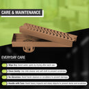 Wave Shower Drain Channel - Antique Copper (24 x 3 Inches) - LIPKA - Lipka Home