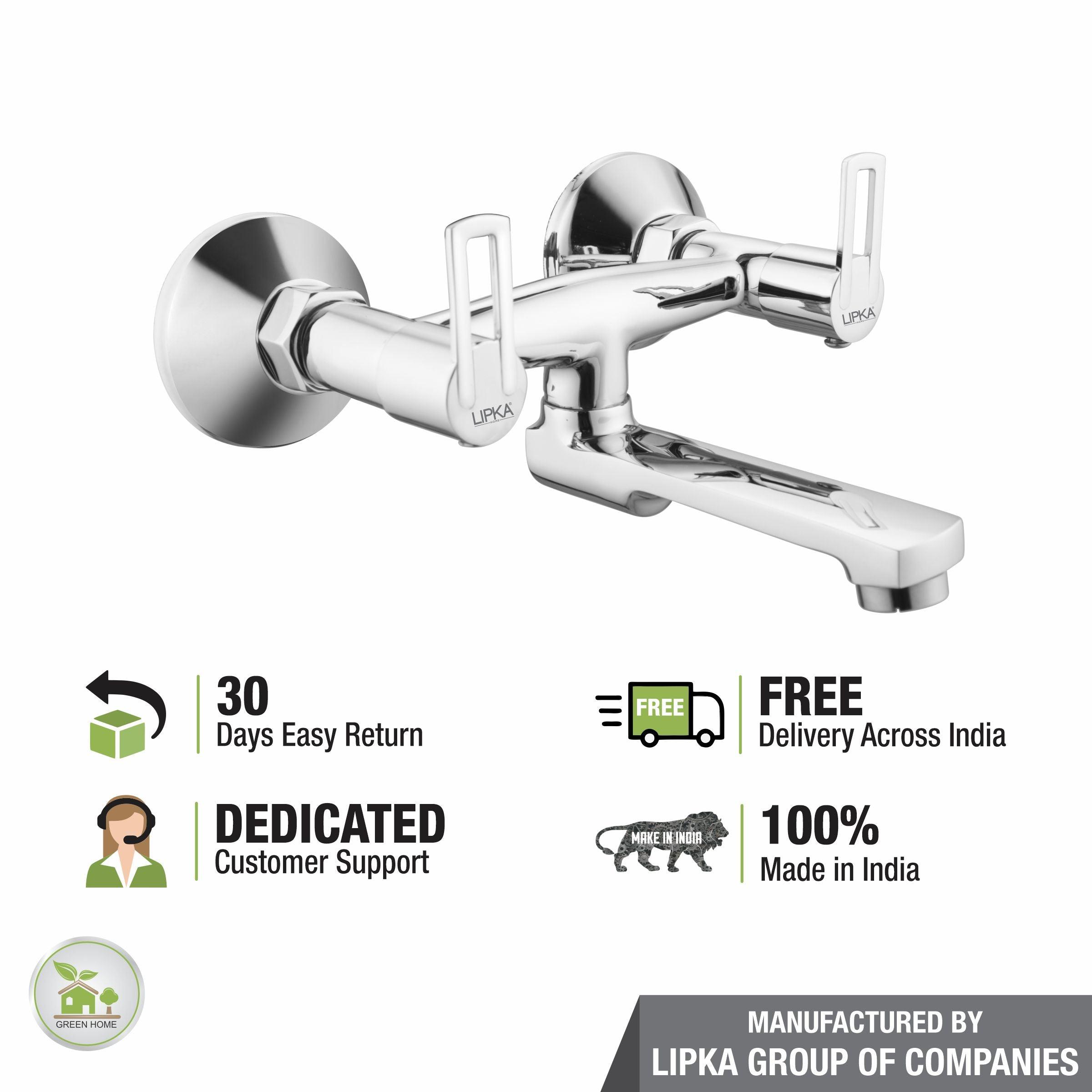 Kube Wall Mixer Brass Faucet - LIPKA - Lipka Home