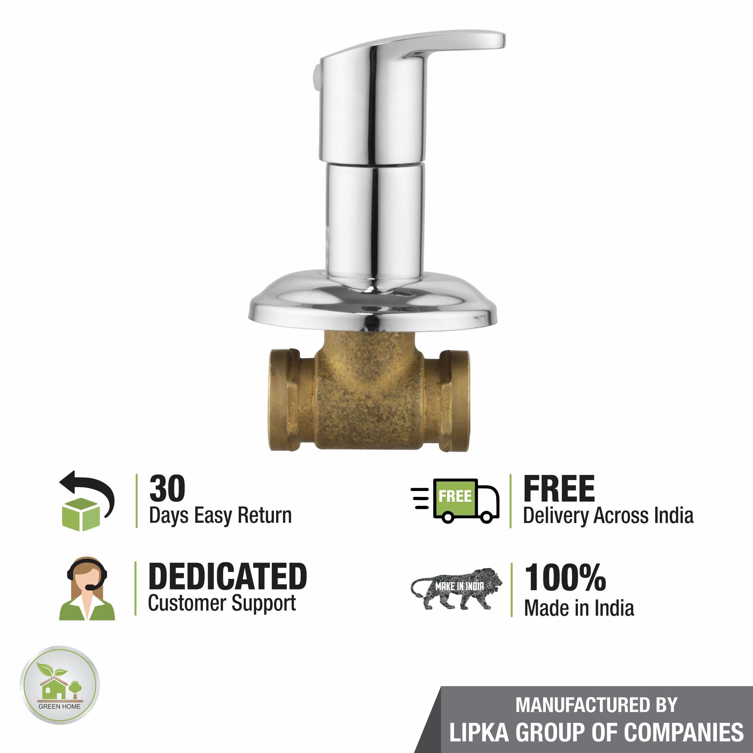 Apple Concealed Stop Valve (20mm) Brass Faucet - LIPKA - Lipka Home