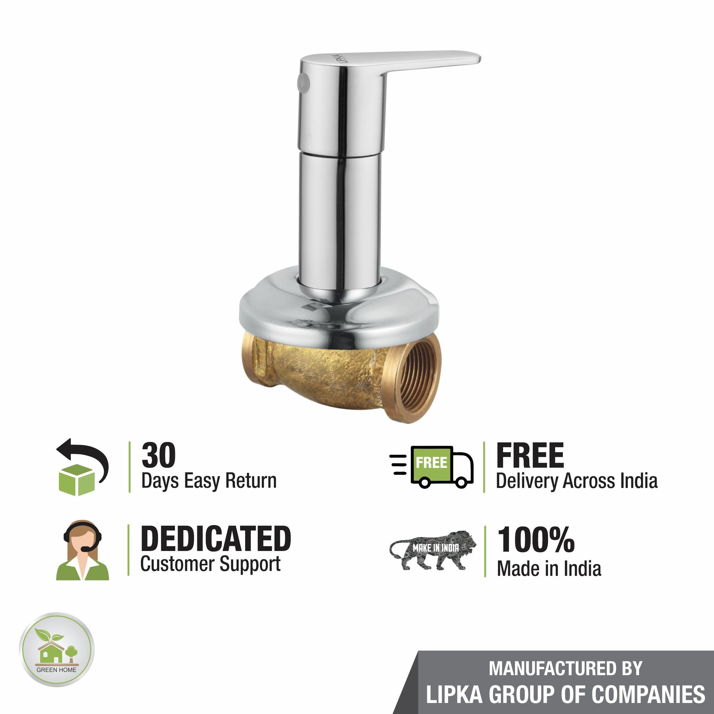 Virgo Concealed Stop Valve 15mm Brass Faucet - LIPKA - Lipka Home